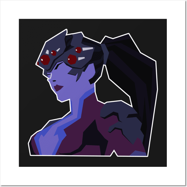 WidowMaker Graffiti Wall Art by JamesCMarshall